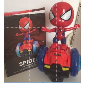 Đồ chơi iron man, người nhện nhảy múa theo nhạc đèn