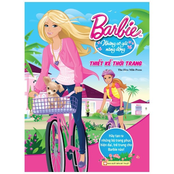 Sách-Barbie Những cô gái năng động thủ công dựng hình thời trang