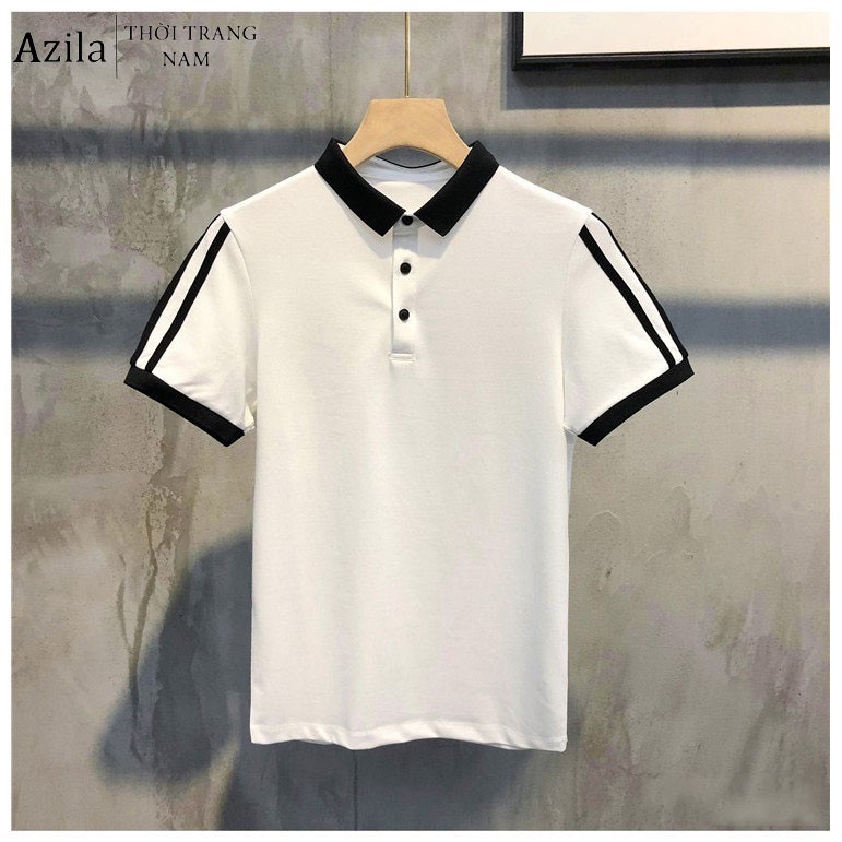 Áo Polo Nam, Áo Phông Nam Cổ Bẻ Tay Ngắn Phong Cách Trẻ Trung Chất Liệu Cotton Cá Sấu Cao Cấp - Azila - AC118 | BigBuy360 - bigbuy360.vn