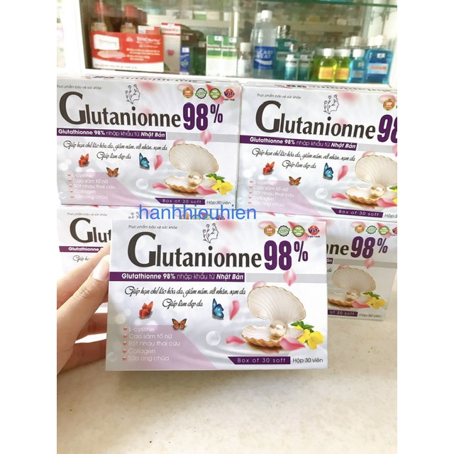 Viên uống trắng da, tạo mùi thơm cơ thể Glutanionne 98% | BigBuy360 - bigbuy360.vn