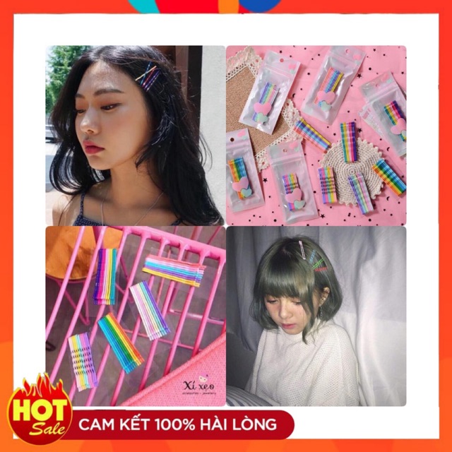 💥[GIÁ HUỶ DIỆT]SET KẸP GIM ULLAZANG HOT TEEN NHIỀU MÀU SẮC 💥
