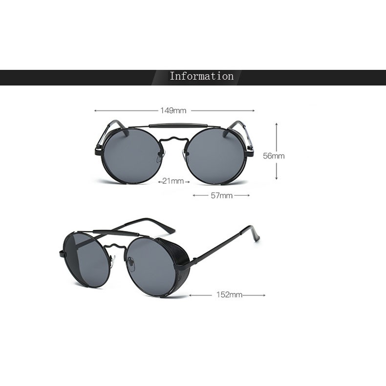 New fashion star with the same style European and American retro metal big frame super cool sunglasses ins hot-selling single-product sunglasses