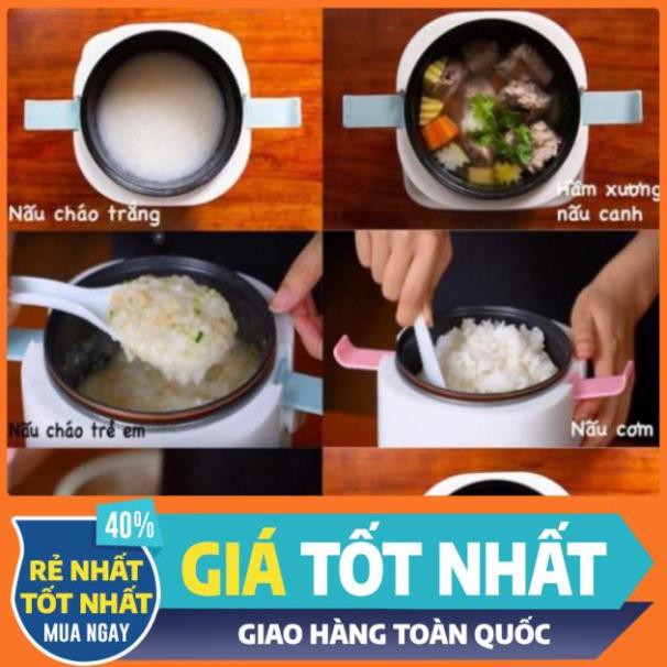 NỒI NẤU CHÁO NHANH THÔNG MINH TIỆN LỢI BOBIBI 5in1 có khay hấp inox