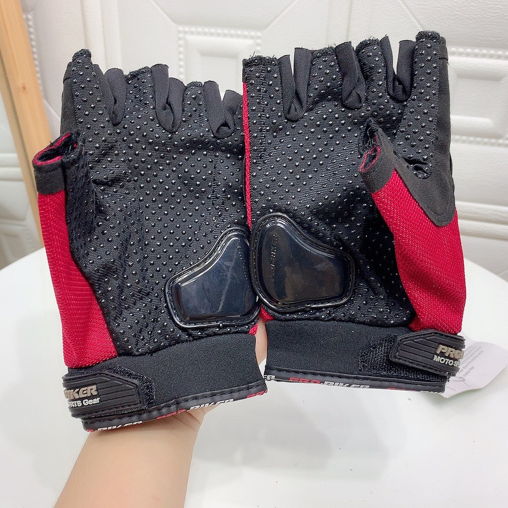 Xả hàng - Găng tay cụt ngón Phượt Probike Thể thao lái xe, vận động ngoài trời bao tay chống nắng 1M11