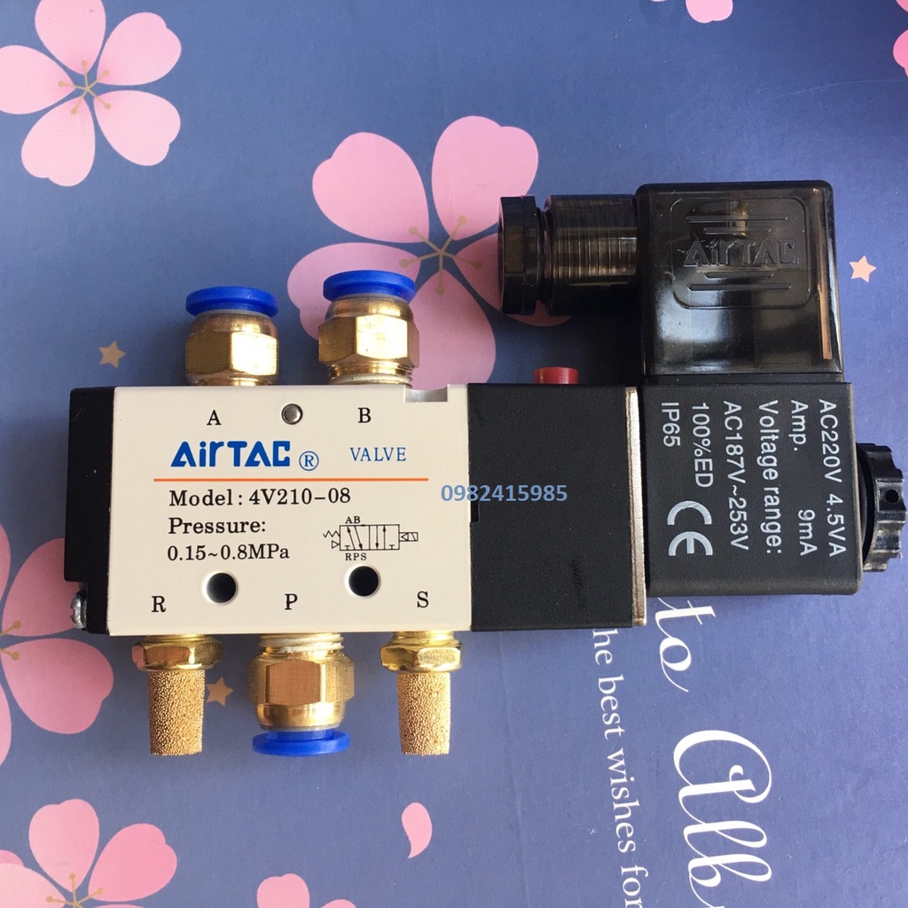 Van Điện Từ Khí Nén AIRTAC 4V210-08