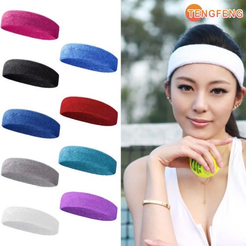 Thời Trang Băng Đô Cài Tóc Thấm Hút Mồ Hôi Khi Chơi Thể Thao / Bóng Rổ / Cầu Lông