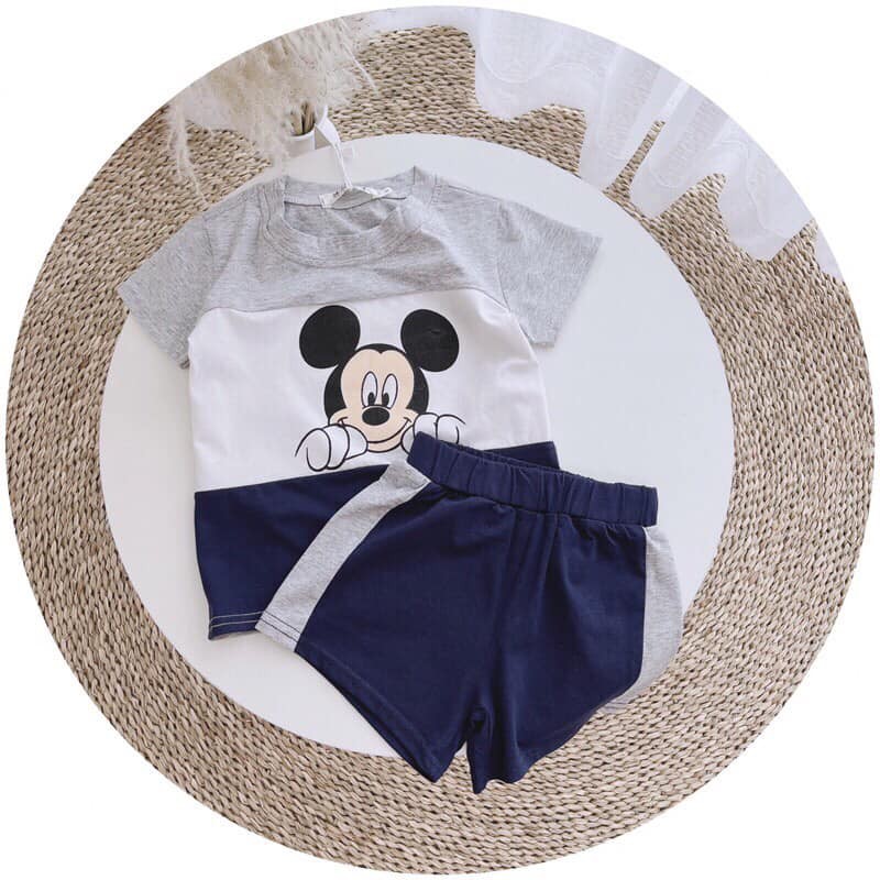 SET H.&M COTTON HÌNH MICKY SIÊU DỄ THƯƠNG CHO BÉ TRAI - CỐM KIDS NT