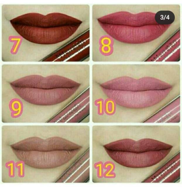 (Hàng Mới Về) Son Kem Lì Trang Điểm Lâu Trôi Wardah | BigBuy360 - bigbuy360.vn