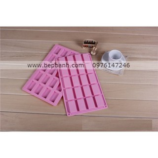 Khuôn silicon 20 ô chữ nhật