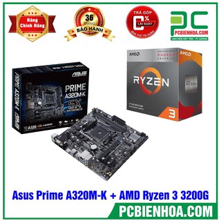 Combo Viper 2020 RYZEN 3 3200G + ASROCK A320M HDV R4.0 chính hãng