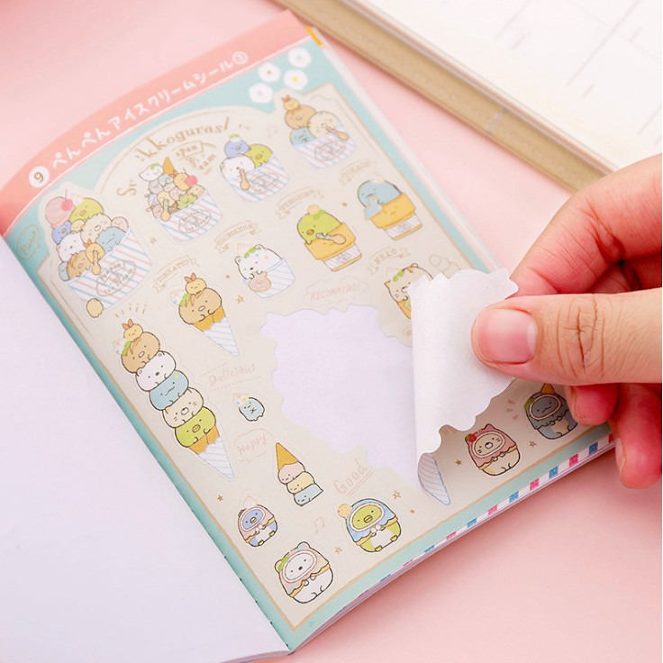 Sổ Tay Sticker Nhãn Dán Trang Trí Nhật Ký Kế Hoạch Kawaii Nhật Bản