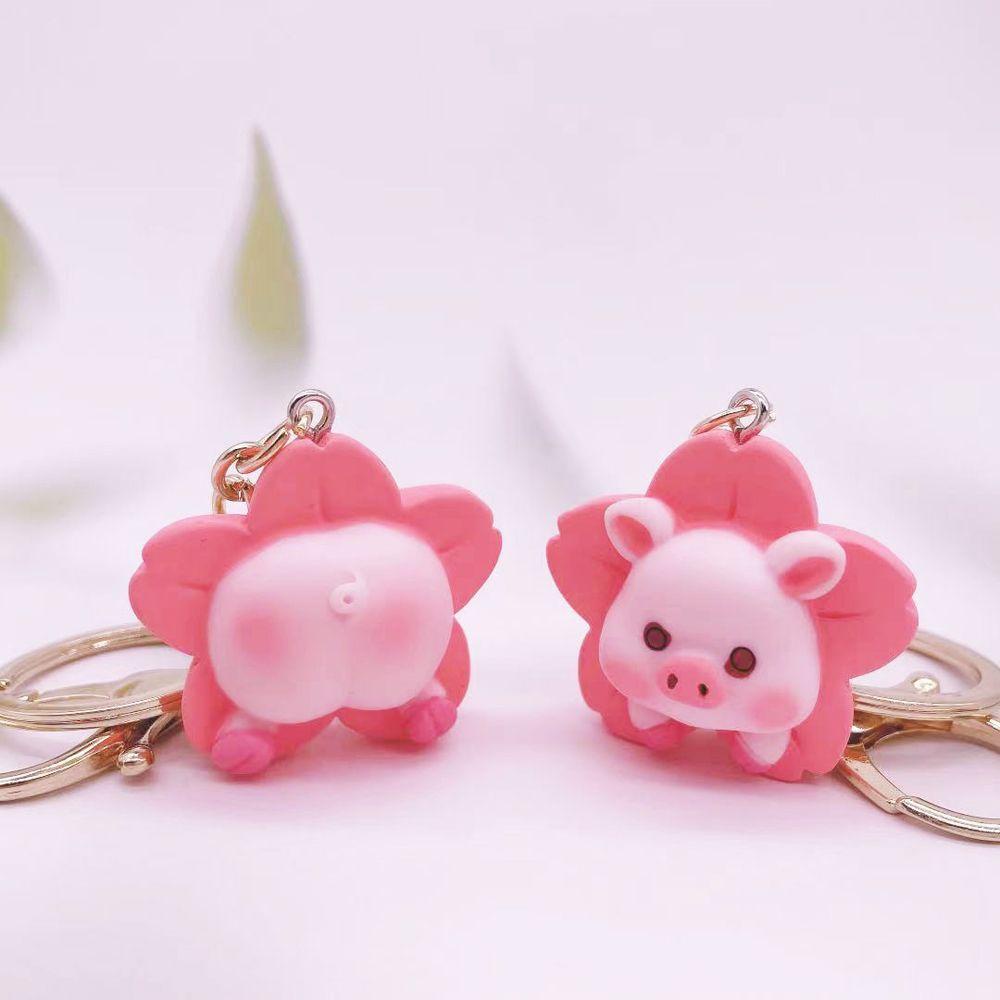 Móc Khóa Hình Heo Hồng Dễ Thương Dùng Làm Quà Tặng