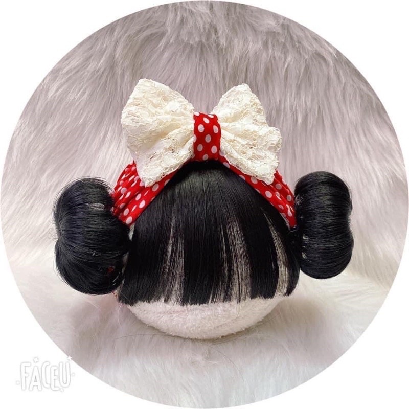 BĂNG ĐÔ TÓC GIẢ 2 BÚI CHO BÉ GÁI 🎈