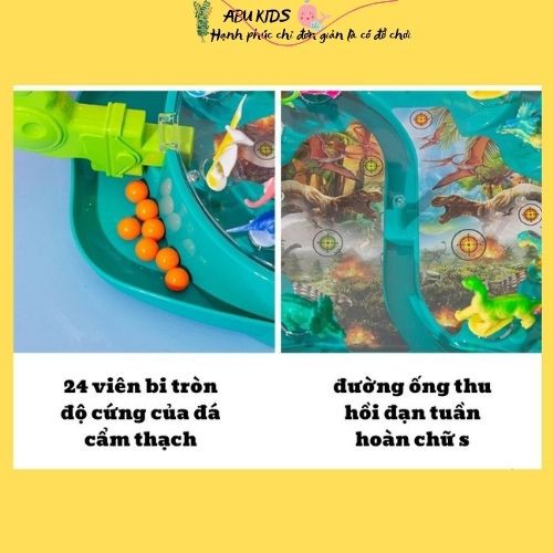 Bộ khủng long đại chiến DINO - Đồ chơi tương tác đấu trường khủng long ABUSHOP54