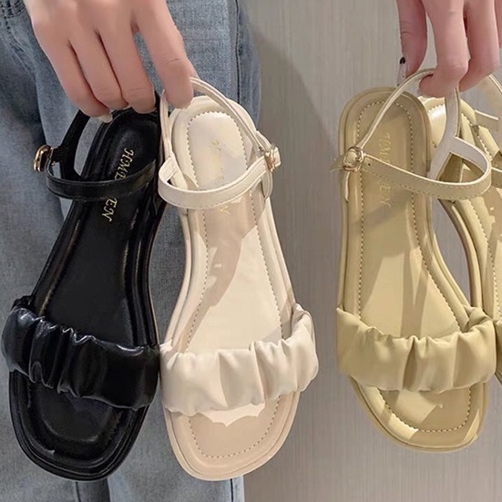 Dép quai hậu nữ , sandal quai hậu quai nhún day mảnh nhỏ siêu xinh 101