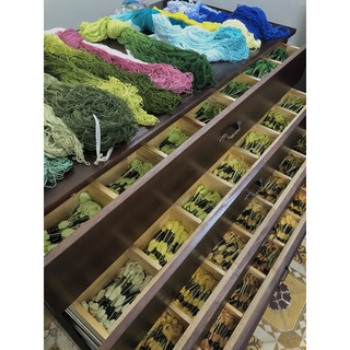 Combo chỉ thêu cotton airo - ib chọn màu
