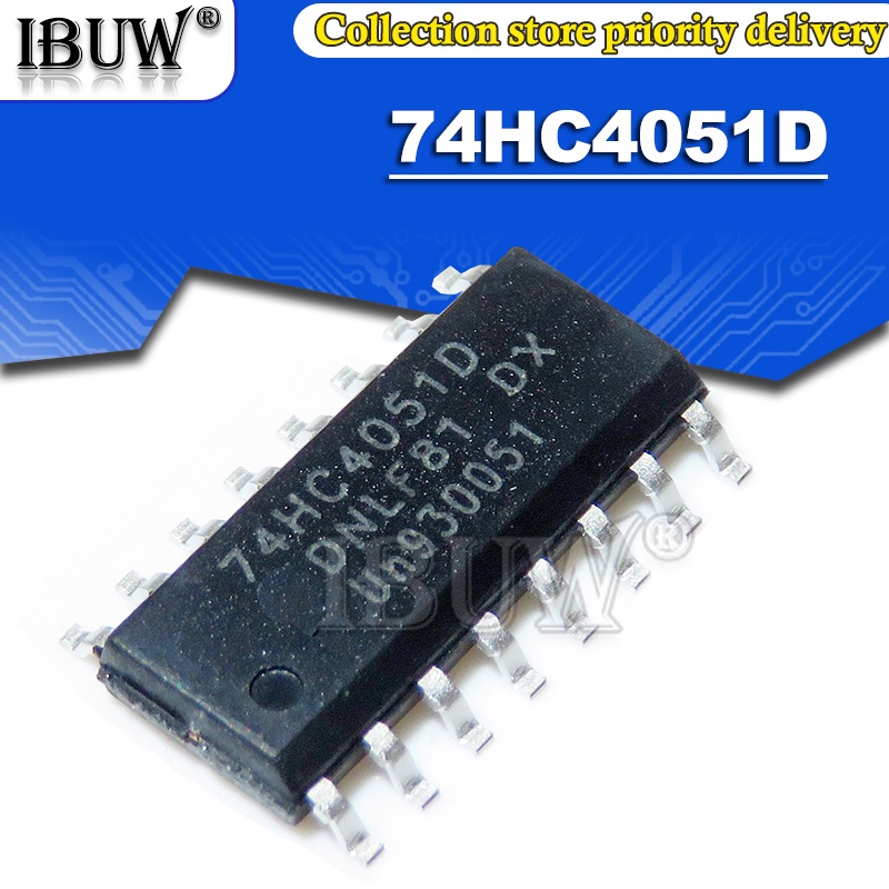 Bộ 10 Chip Logic Sop74Hc4051D SOP16 74HC4051D SOP-16 74HC4051 SOP Chuyên Dụng