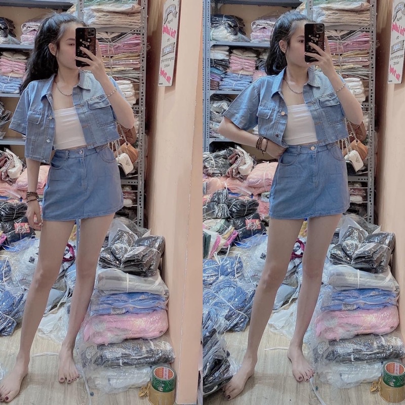 Sét đùi chất jean đẹp