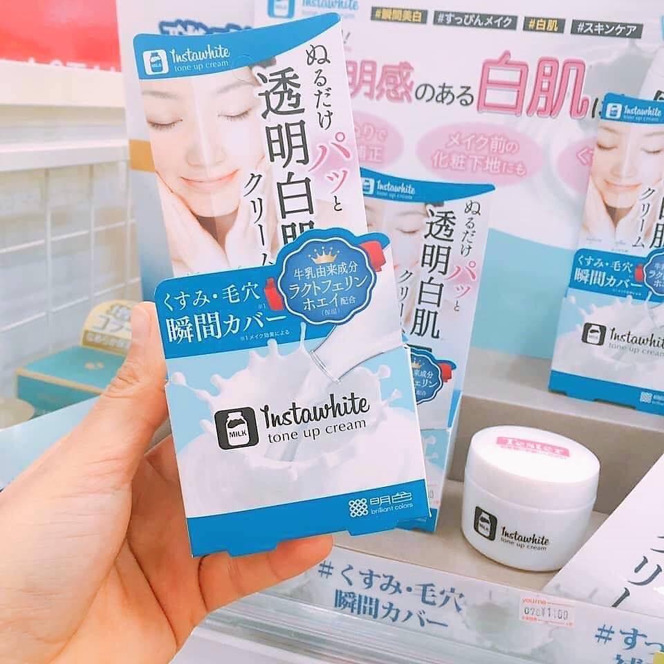 Kem dưỡng Instawhite và nâng tông da Meishoku Instawhite Tone Up Cream Nhật Bản
