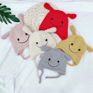 Mũ len mặt cười