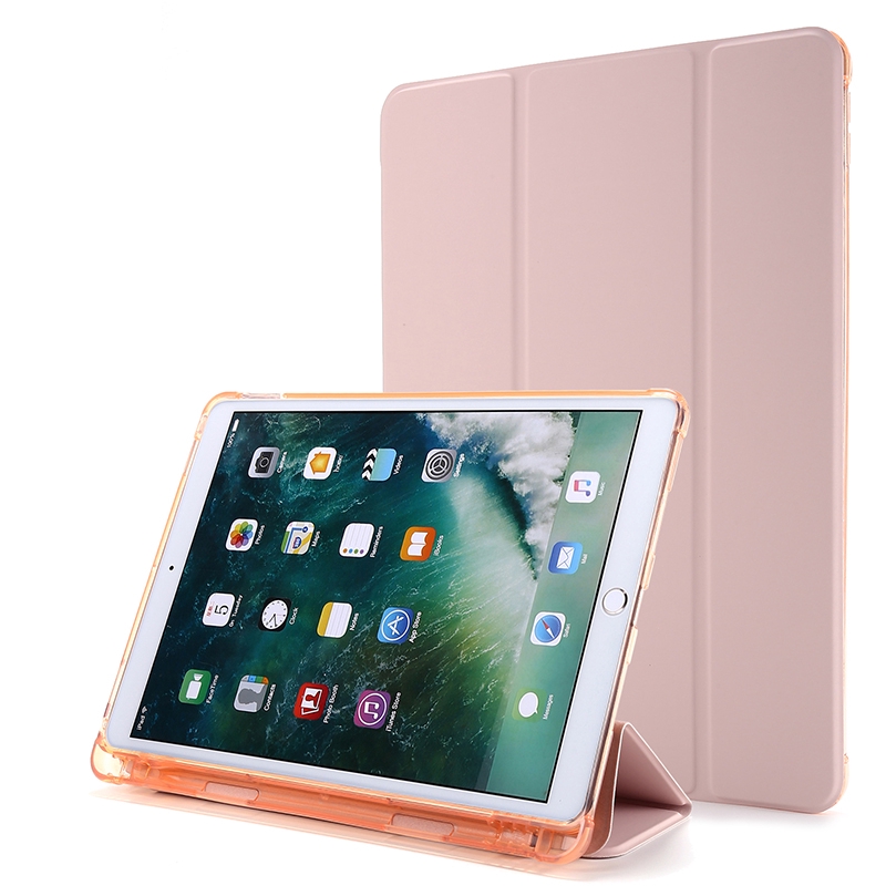 Soft case with Apple pencil slot Bao da for iPad Pro 10.5 A1701 A1709 Vỏ bảo vệ Air 3 A2152 A2123 A2153 Ốp lưng