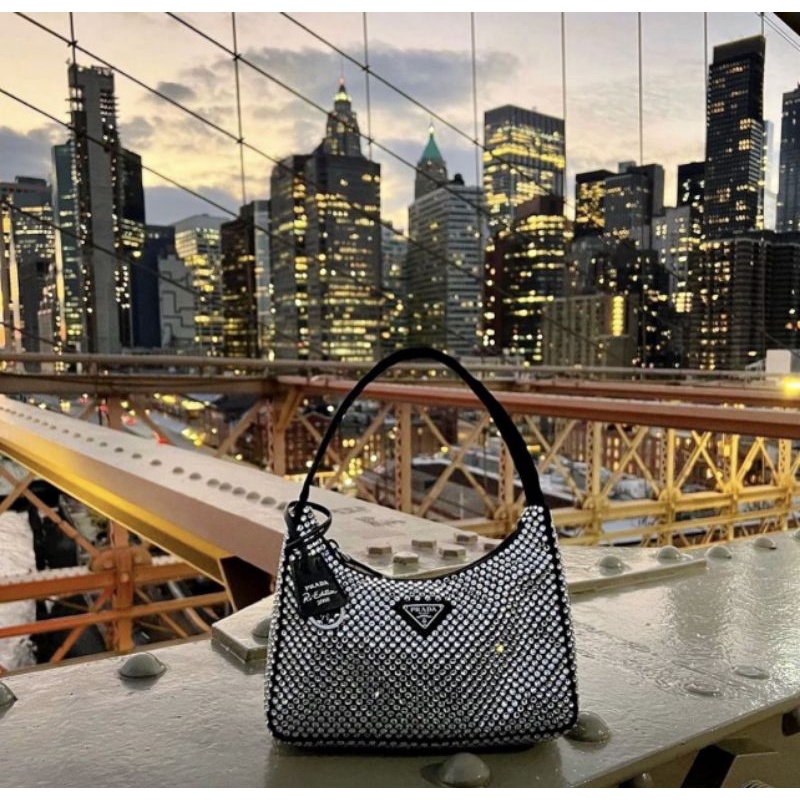 TÚI PRADA BLING BILING KẸP NÁCH FULL BOX SEAL