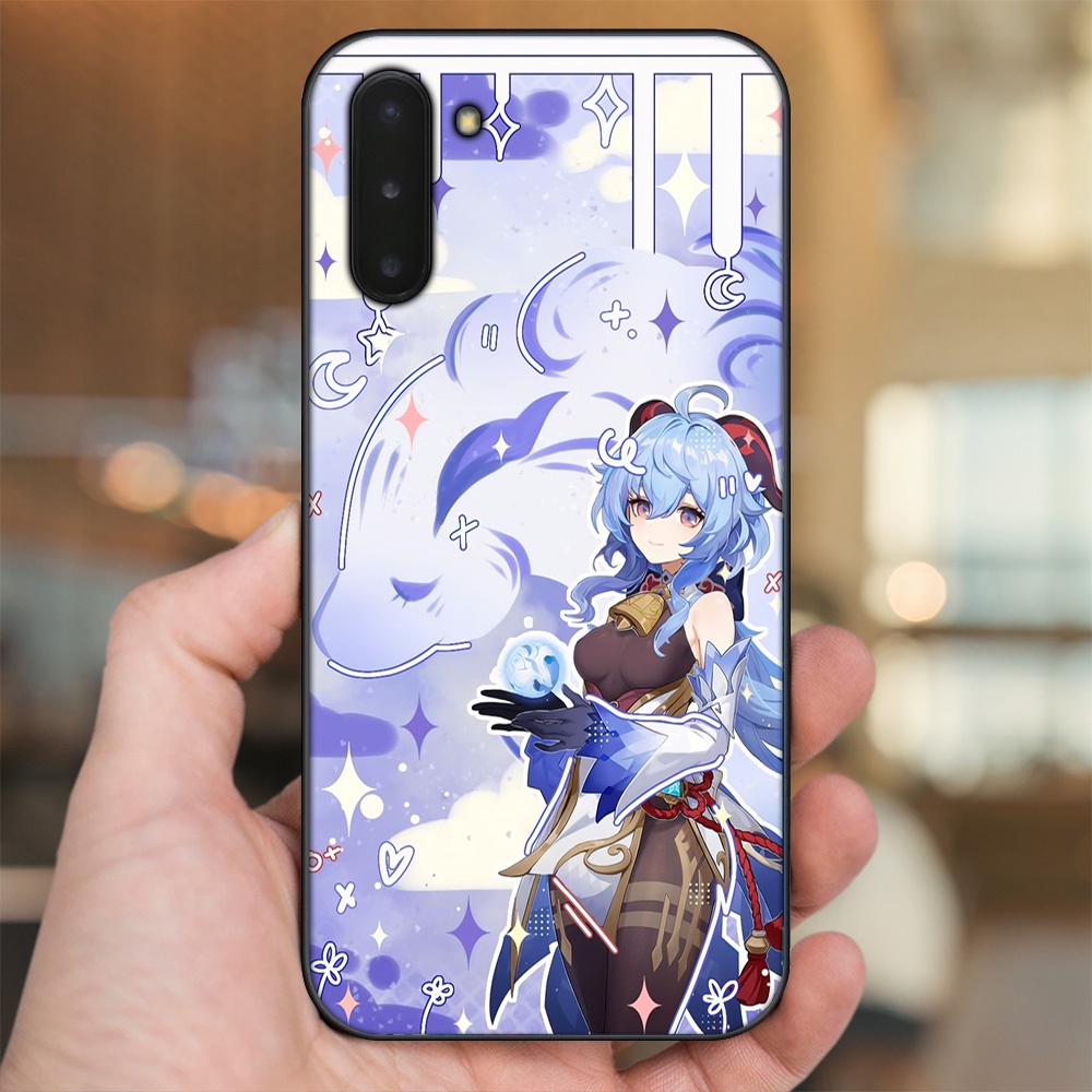 Ốp lưng Samsung Note 10 viền đen in hình Ganyu Genshin Impact