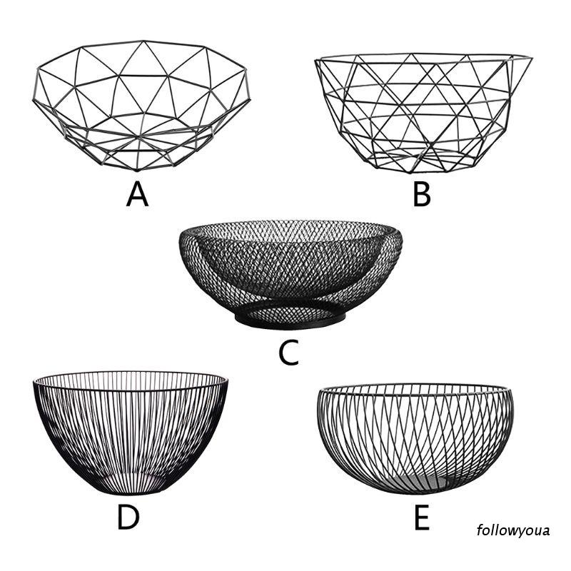 Giá đỡ đựng trái cây / trứng / rau củ bằng kim loại phong cách Bắc Âu đa năng