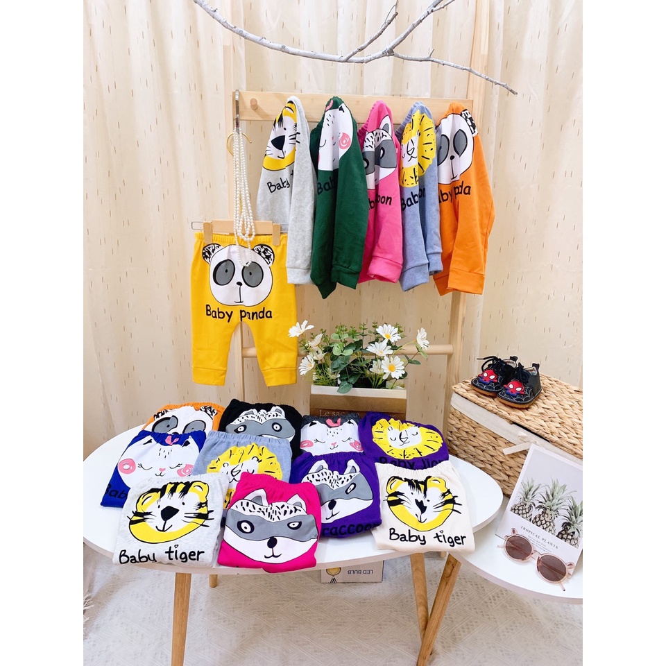Quần len in mông thú ngộ nghĩnh cho bé trai và bé gái K080