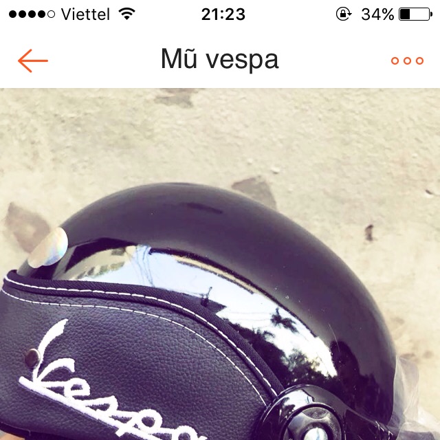 Mũ bảo hiểm vespa