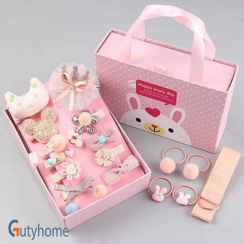 SET NƠ  PHỤ KIỆN TÓC CHO BÉ GÁI