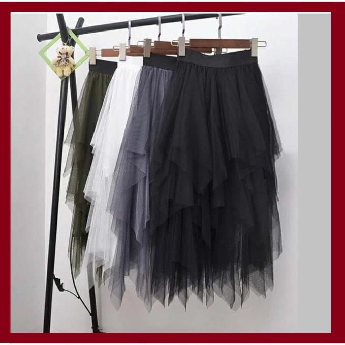 Chân Váy TUTU Tua Nhọn Thời Trang - đen hàng chuẩn quảng châu