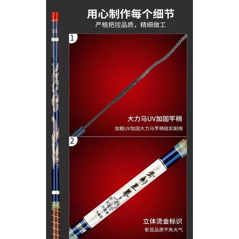 Siêu phẩm cần câu tay Tầm Xanh thế hệ 7 20H19i bản săn hàng
