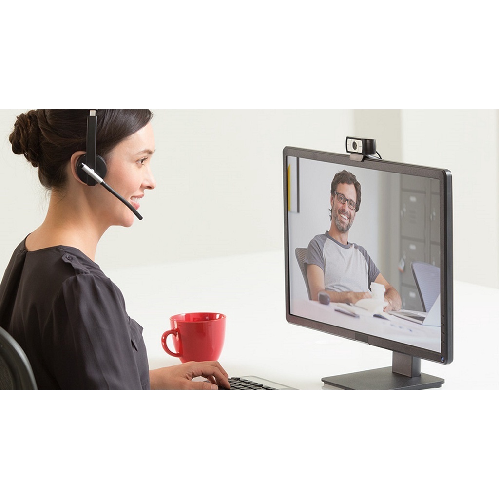 Webcam Máy Tính Để Bàn Laptop Livestream Học Online Có Mic Full HD PC Gaming 720P High Solution Bảo Hành 12 Tháng