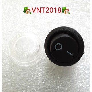 Set 5 Công tắc ON/OFF phi 16mm có nắp chống nước