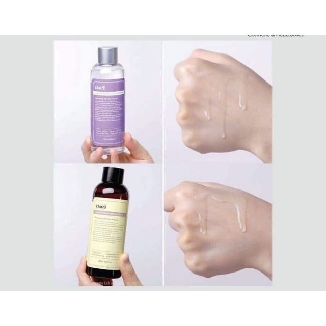 Toner/ Nước hoa hồng không cồn Klairs (không mùi và có mùi) Supple Preparation Unscented / Facial Toner