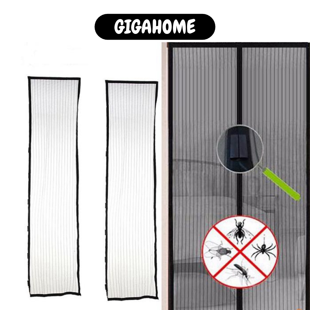 Rèm Lưới Chống Muỗi GIGAHOME Có Nam Châm Dán Tự Động Chắn Côn Trùng 100x210cm 3082