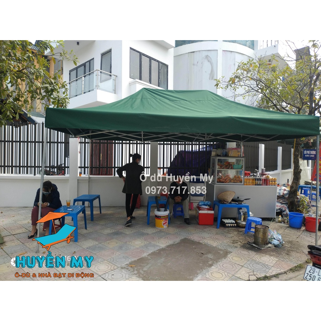 Nhà Bạt Di Động 3x4,5 -Nhà Bạt bán hàng ,che nắng che mưa , sự kiện ,cưới hỏi ,gian hàng triển lãm