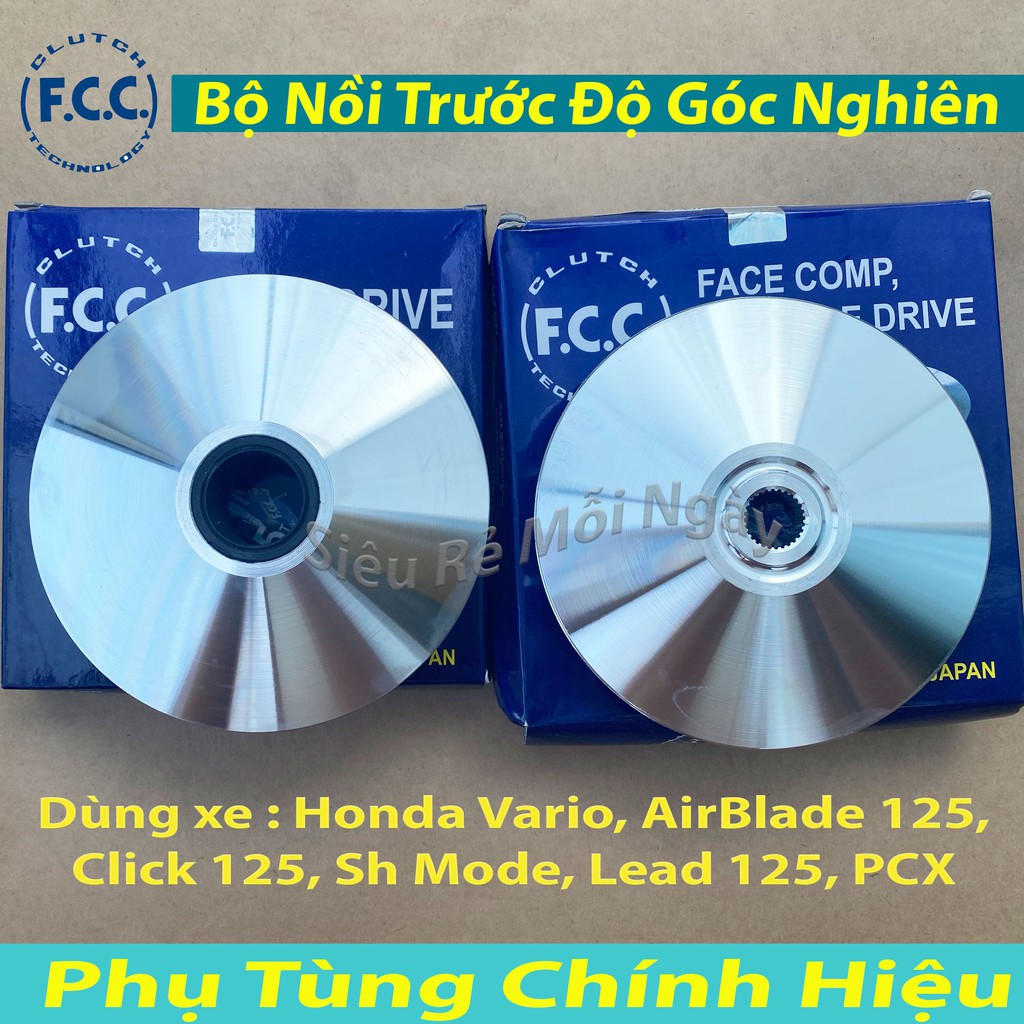 Bộ Nồi Trước Độ FCC Racing K35 Honda Vario, AirBlade 125, Click 125, Sh Mode, Lead 125, PCX