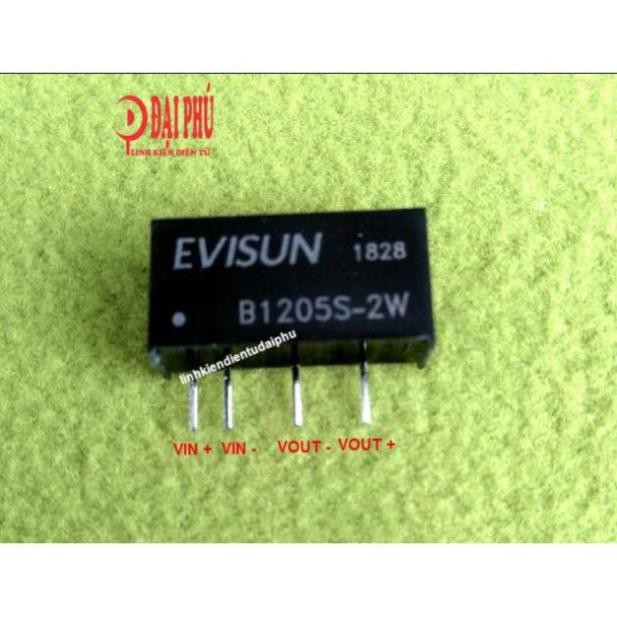 Cách ly nguồn cho Bluetooth EVISUN DC-DC 12-5Vdc 2W