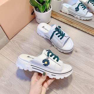 Dép nữ Hoa Cúc Dây Đan HOT TREND mới nhất 2020 ( 2 màu )