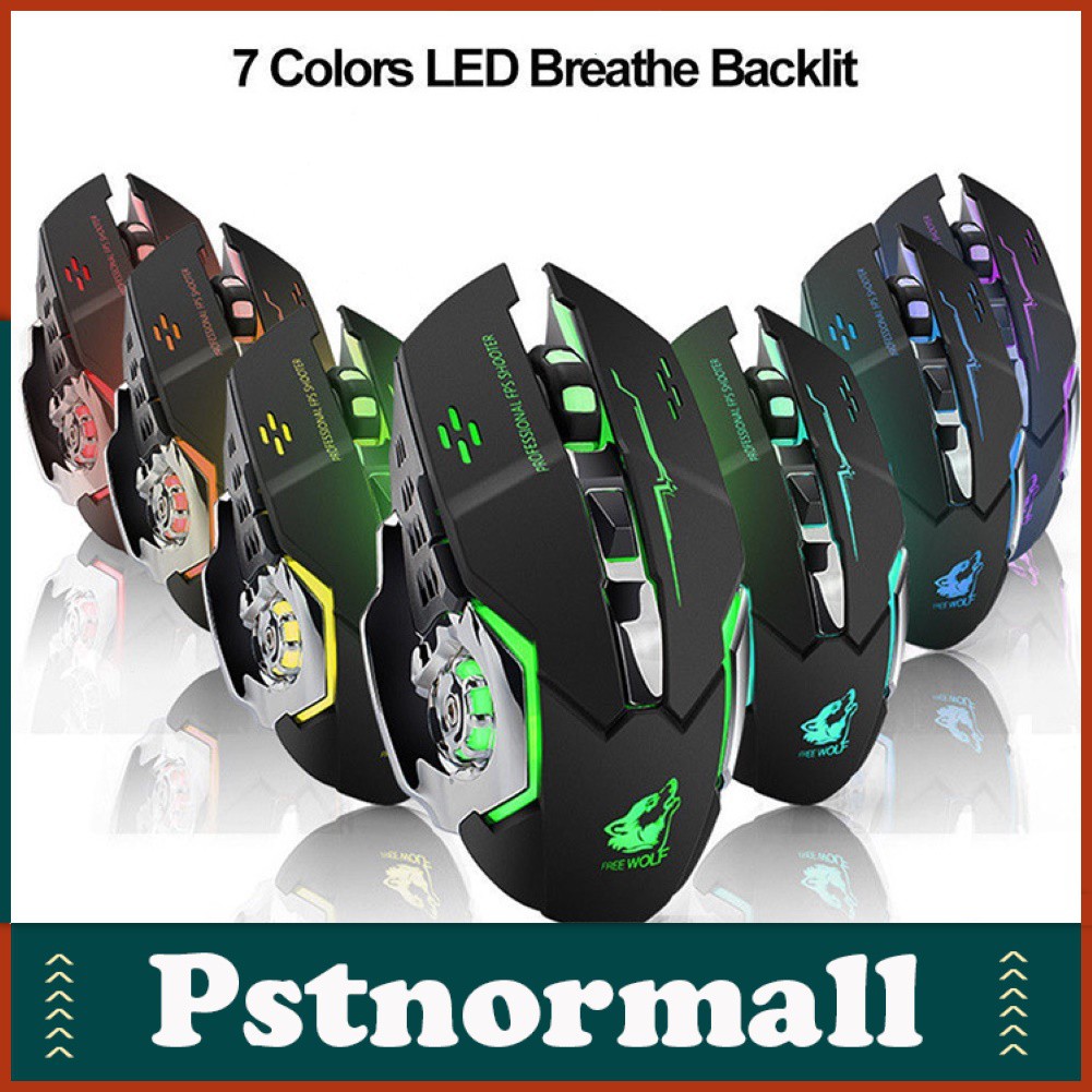 Chuột Gaming Không Dây Có Đèn Led