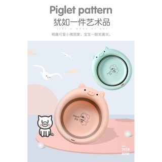 Chậu rửa mặt gấp gọn đa năng hình heo dễ thương cho bé yêu Kimmy House