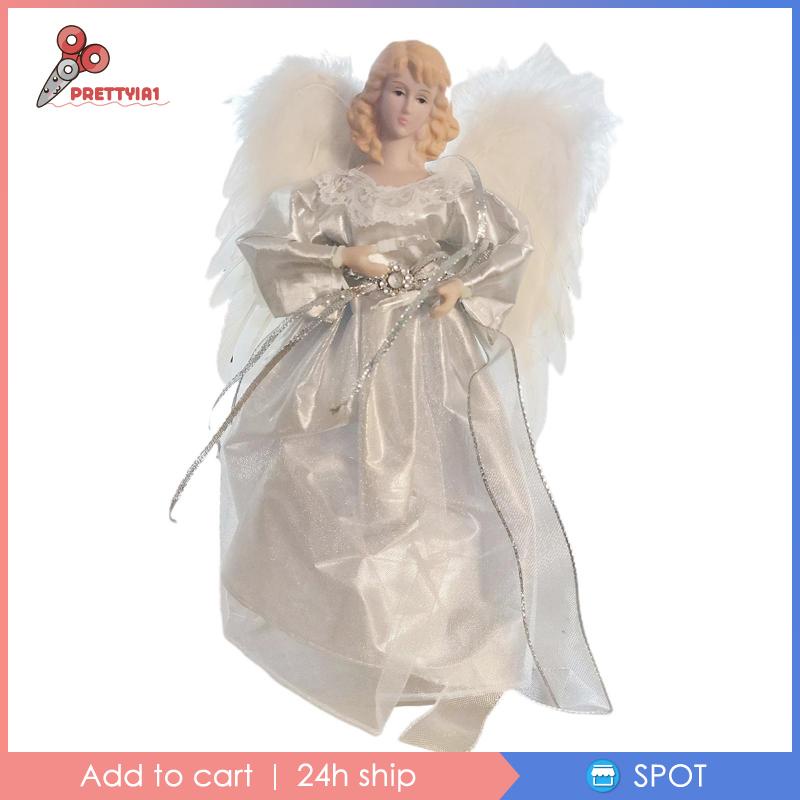 [Prettyia1] Thiên Thần Chiếu Sáng Trang Trí Giáng Sinh