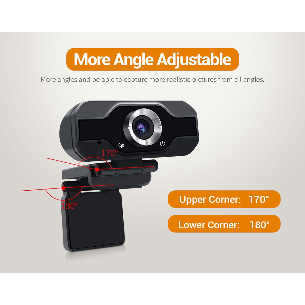 Webcam Escam Hd 2mp 1080p - Pvr006 - Màu Đen Kèm Micro Cho Máy Tính | BigBuy360 - bigbuy360.vn