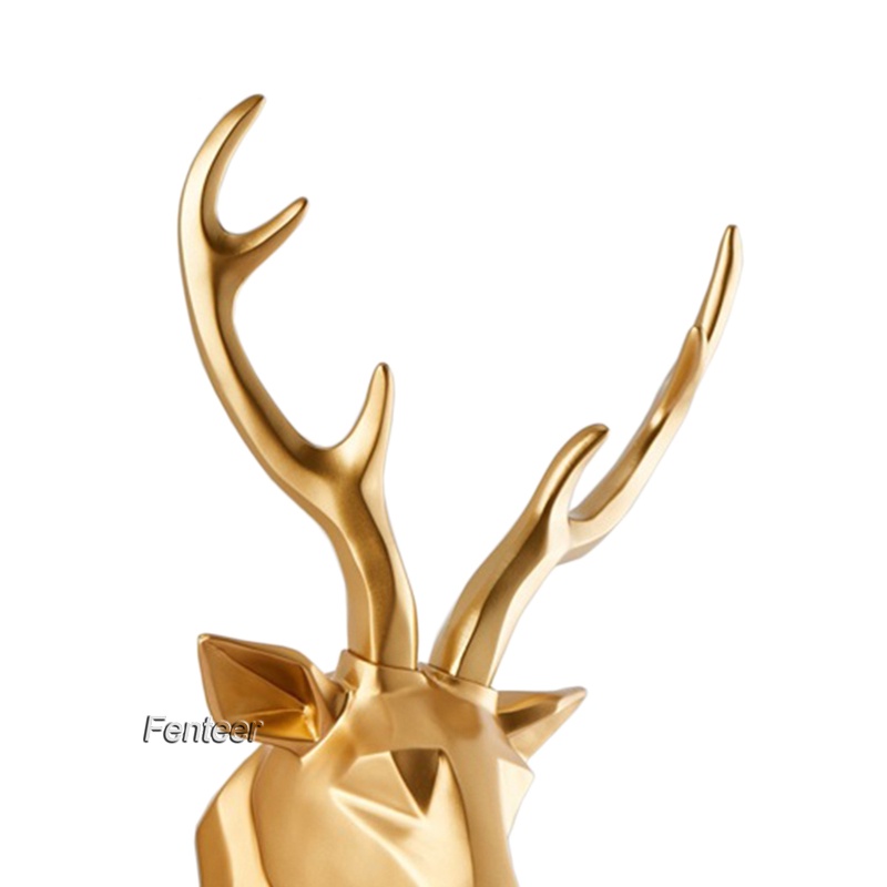 Mô Hình Đầu Hươu 3d Bằng Nhựa Resin Trang Trí Nhà Cửa