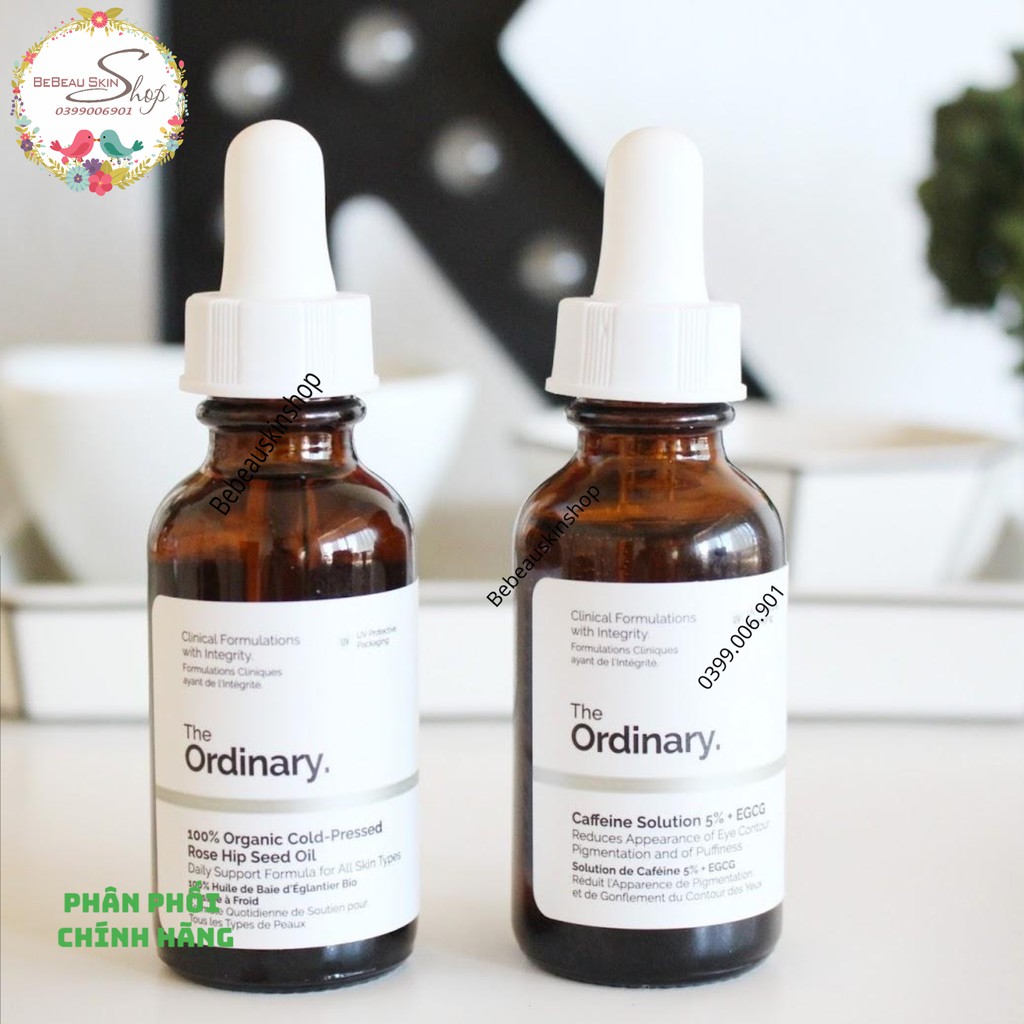 The Ordinary Caffein Solution 5% + EGCG -  Tinh chất dưỡng mắt giảm thâm, bọng mắt [ Chính Hãng ]