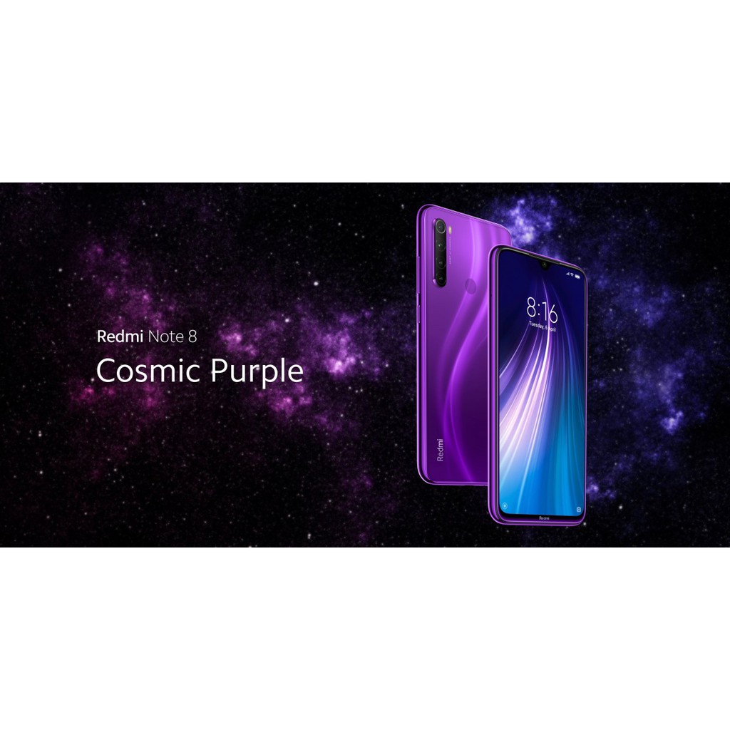 Điện thoại Xiaomi Redmi Note 8 4GB 64GB + Cường lực + Ốp lưng+ Tai nghe - nhập khẩu | BigBuy360 - bigbuy360.vn