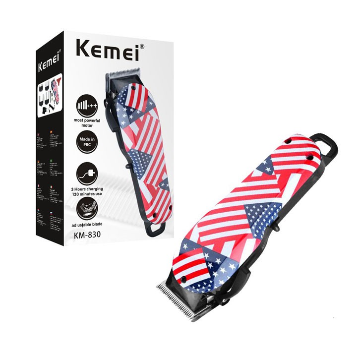 Tăng Đơ Cắt Tóc Chính Hãng Kemei Km-830 ⚡️𝐅𝐑𝐄𝐄 𝐒𝐇𝐈𝐏⚡️ Máy Cắt Tóc Chuyên Nghiệp