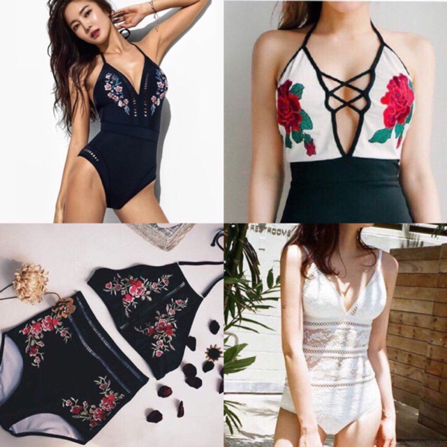 Đồ bơi thêu hoa ( nhiều mẫu tổng hợp ) | BigBuy360 - bigbuy360.vn